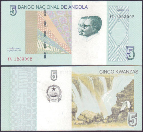 2012 Angola 5 Kwanzas (Unc) L000990